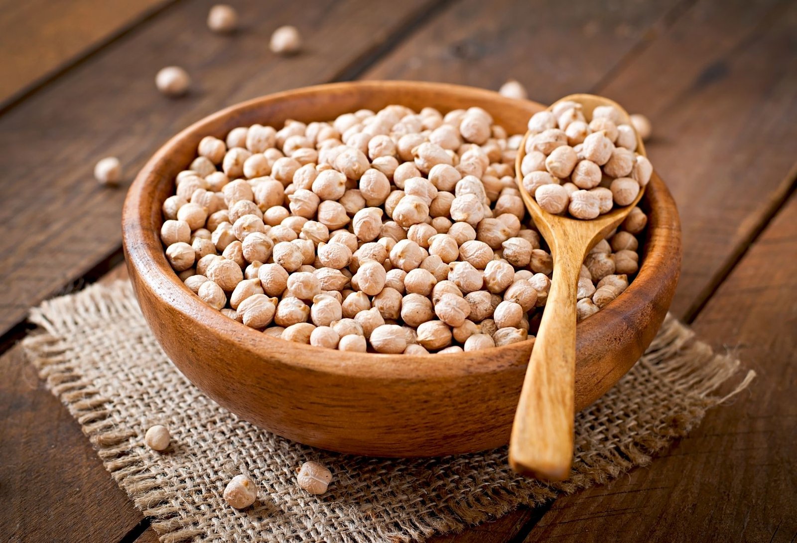 Chick peas, dry beans, pigeon peas and sugar